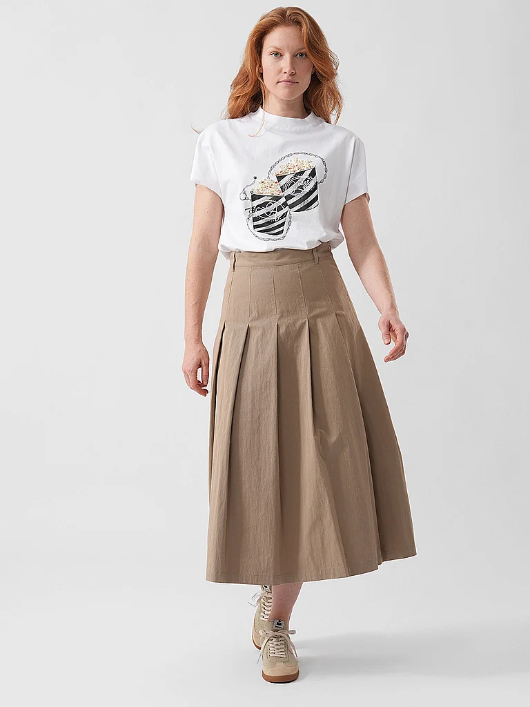 Weekend Max Mara Maxirock Wkdorme Hellbraun | 36-image